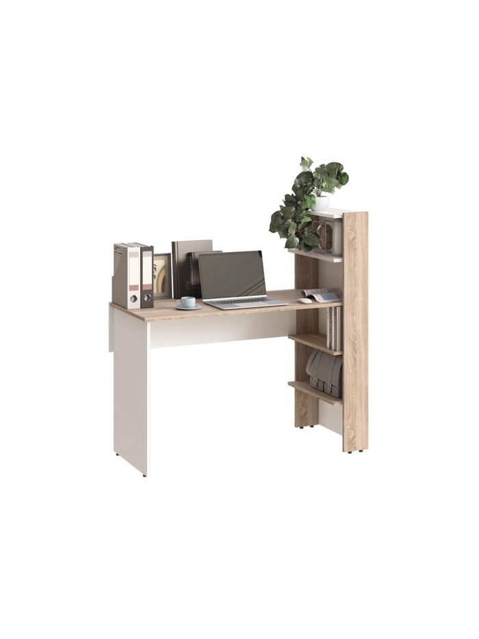 Стол компьютерный Арлет сонома / белый