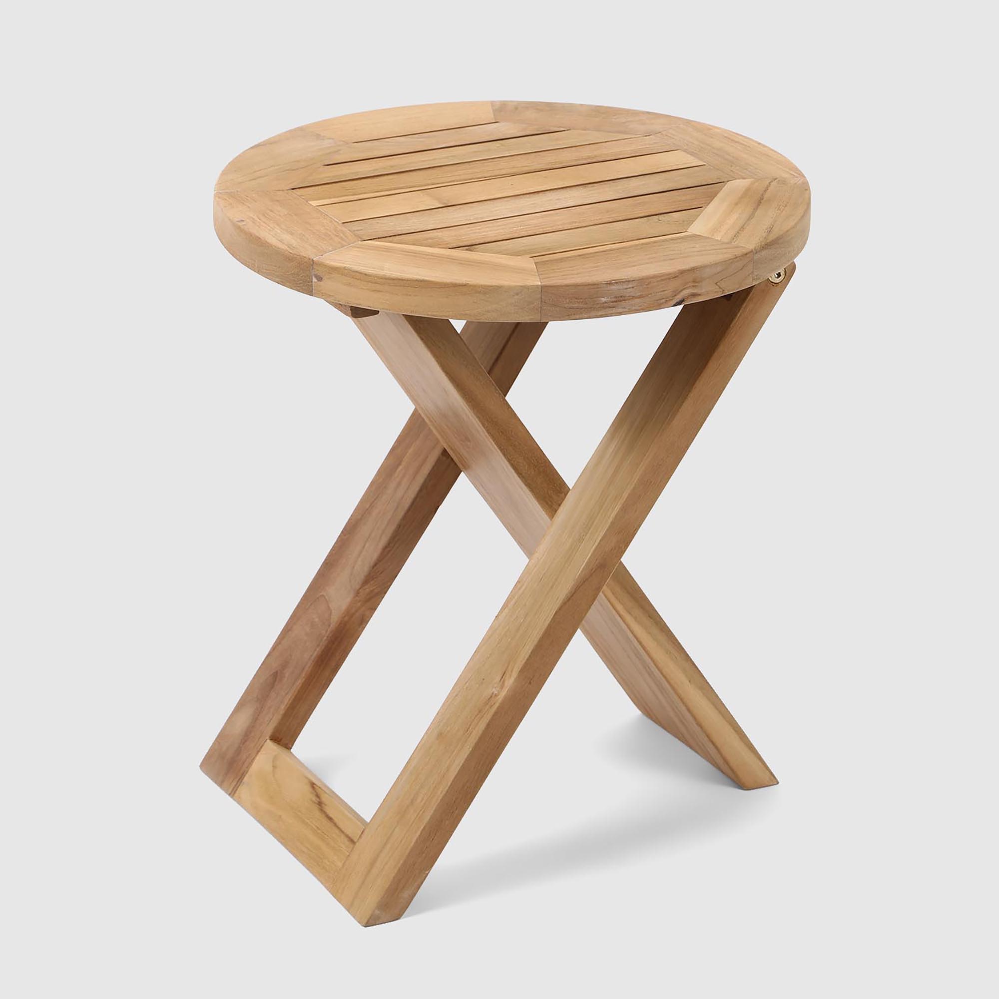 Табурет Rohman Java круглый тик 39,5х39,5х45 см