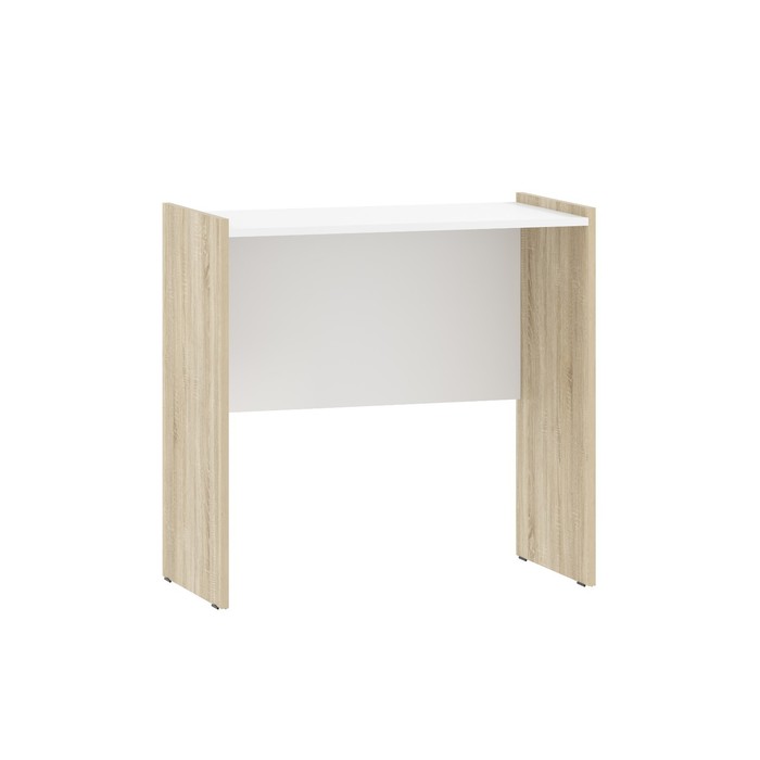 Стол письменный «Симпл», 800×400×770 мм, цвет белый/дуб сонома