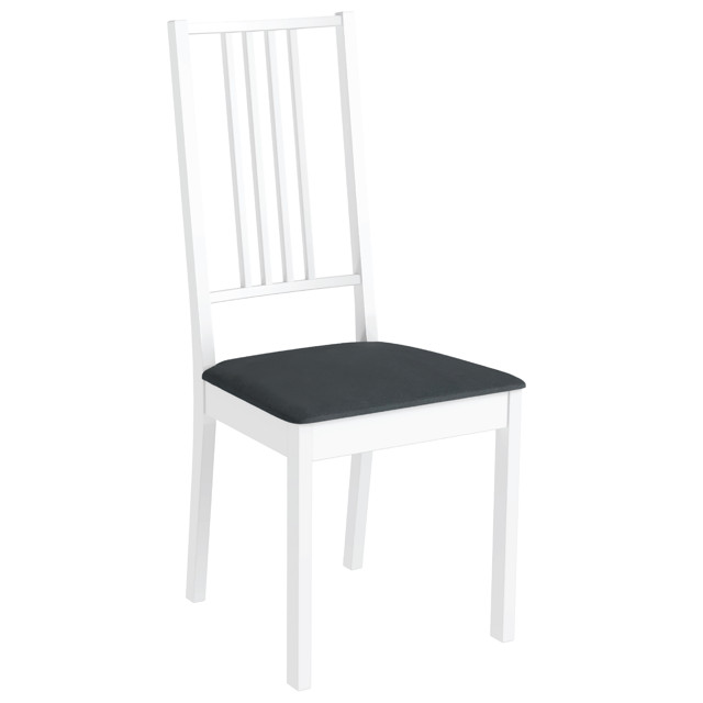 стул Берье 1 1000х510х440мм белый матовый/серый