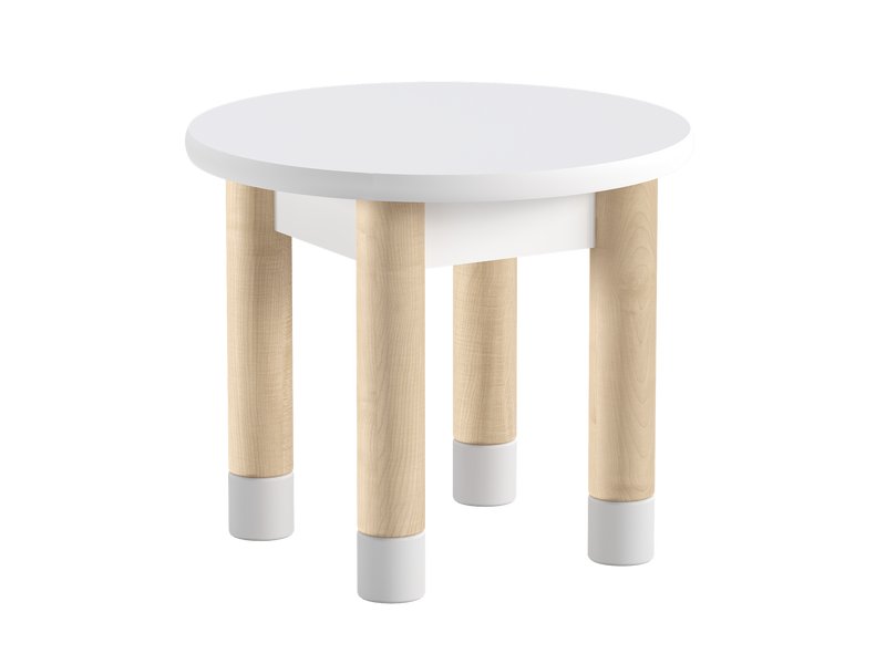 Стул детский Плампи Белый/Древесный