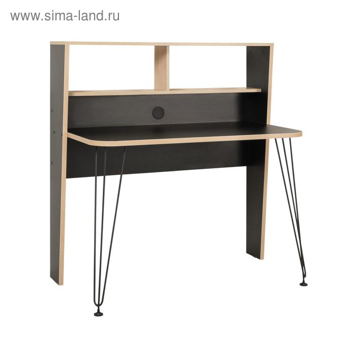 Стол компьютерный «Базис 3 12.67», 1146×636×1169 мм, цвет чёрный/дуб сонома