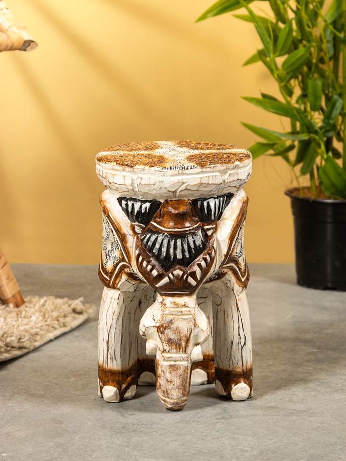 Табурет «Слон», 17×17×30 см, дерево, коричневый