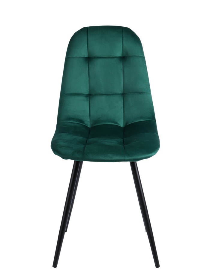 Стул мягкий для кухни «Лукас», обивка nella 089, зелёный