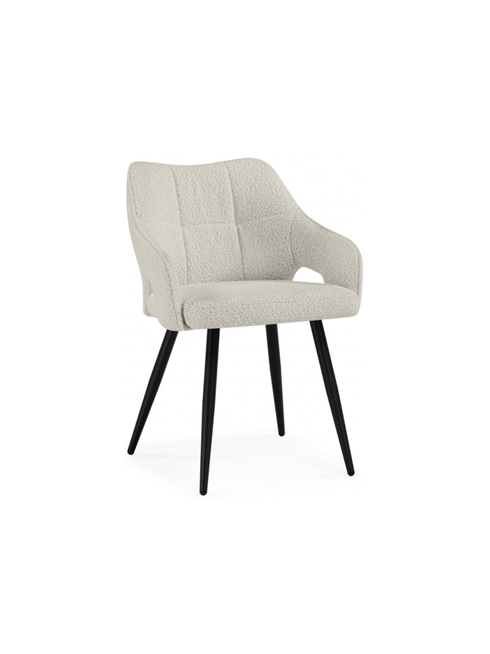 Стул на металлокаркасе Hera beige / black