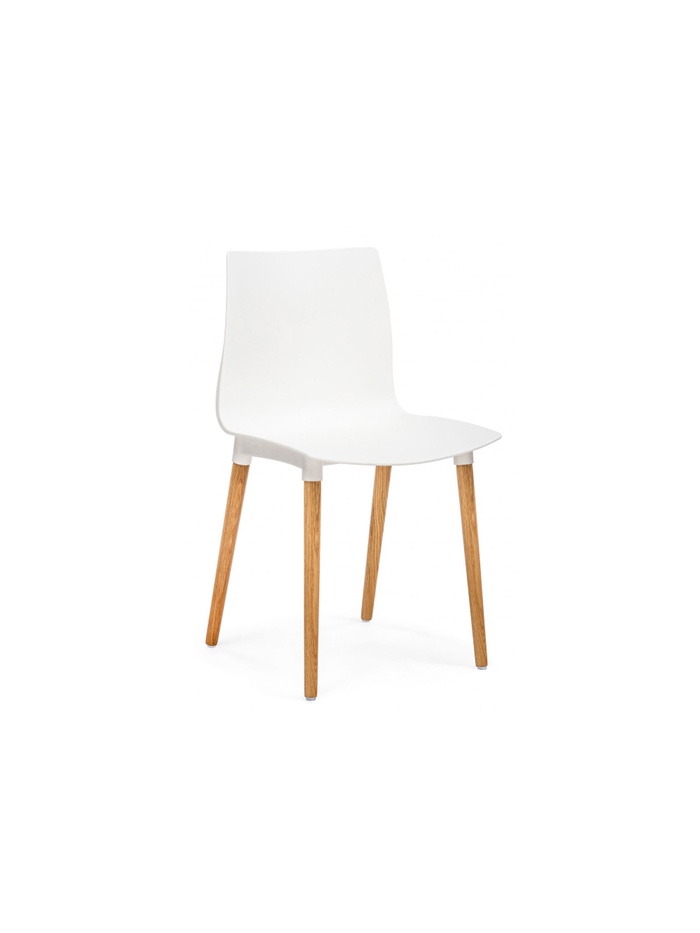 Стул пластиковый Кобе белый