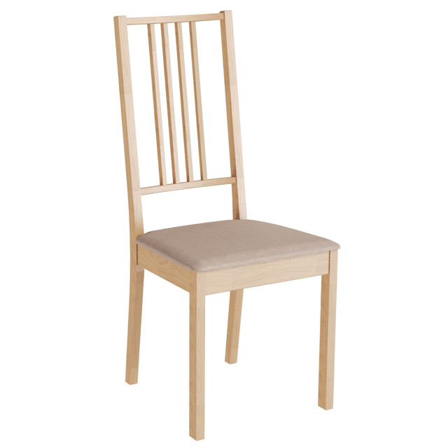 стул Берье 1 1000х510х440мм светлое дерево/бежевый