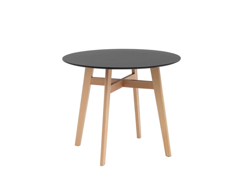 Кухонный стол Таргет 90 Черный/Натуральный