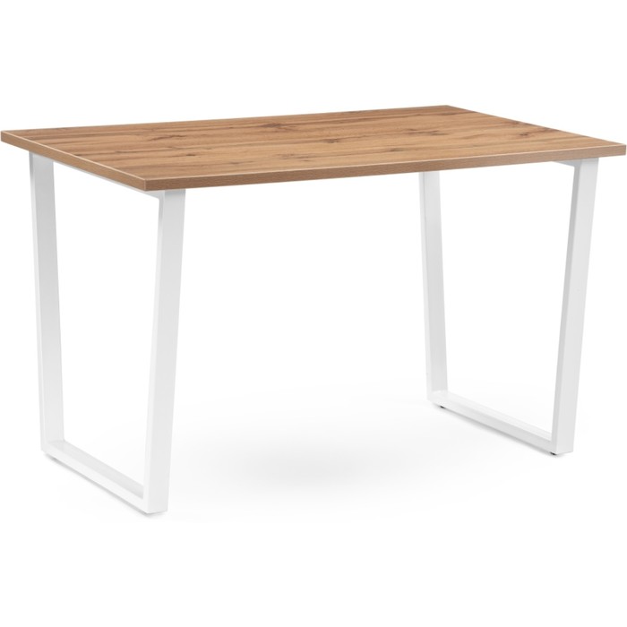 Стол деревянный Лота Лофт металл, дуб вотан/белый 80x140x75 см
