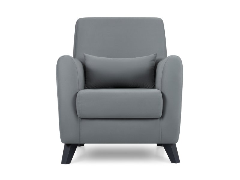 Кресло Ньюбери Велюр Серый