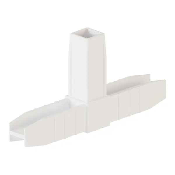 Коннектор 3 2D Лофт белый
