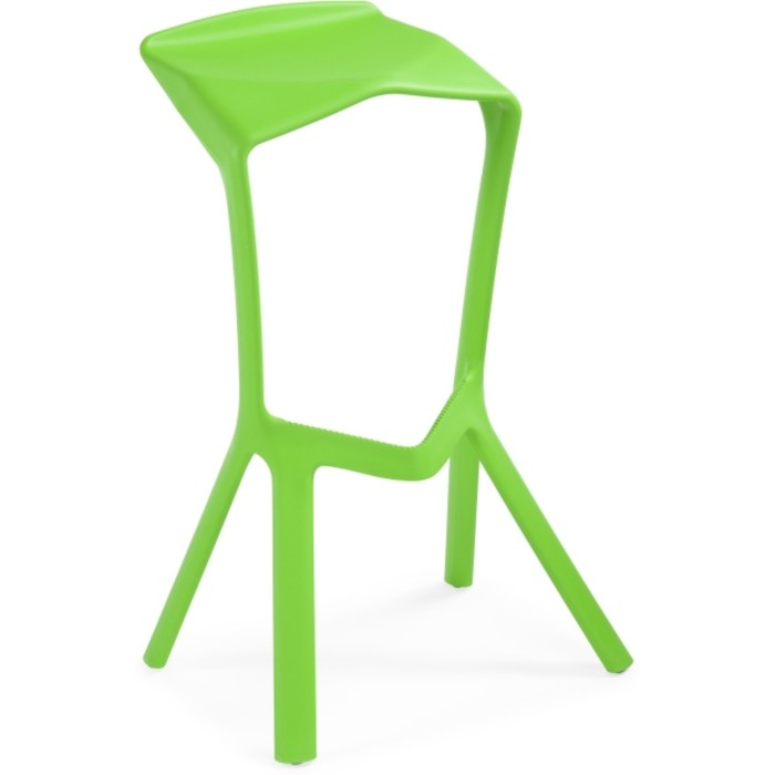 Стул барный Mega пластик, зеленый 50x43x80 см