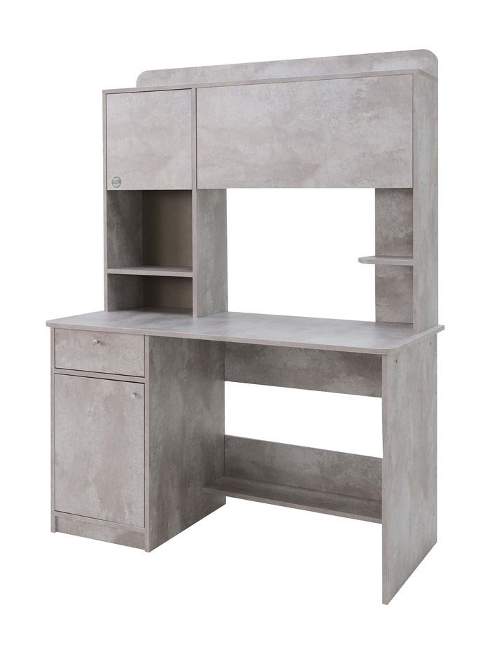 Стол компьютерный «Котофей», 1240×600×1700 мм, цвет цемент светлый